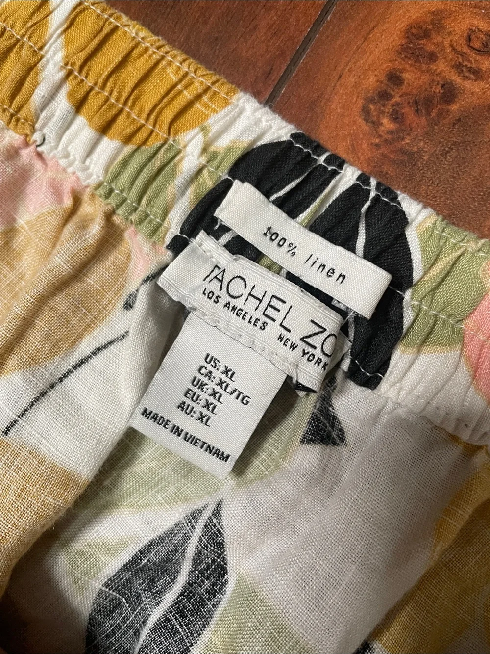 Rachel Zoe Floral Midi Linen Wrap Skirt